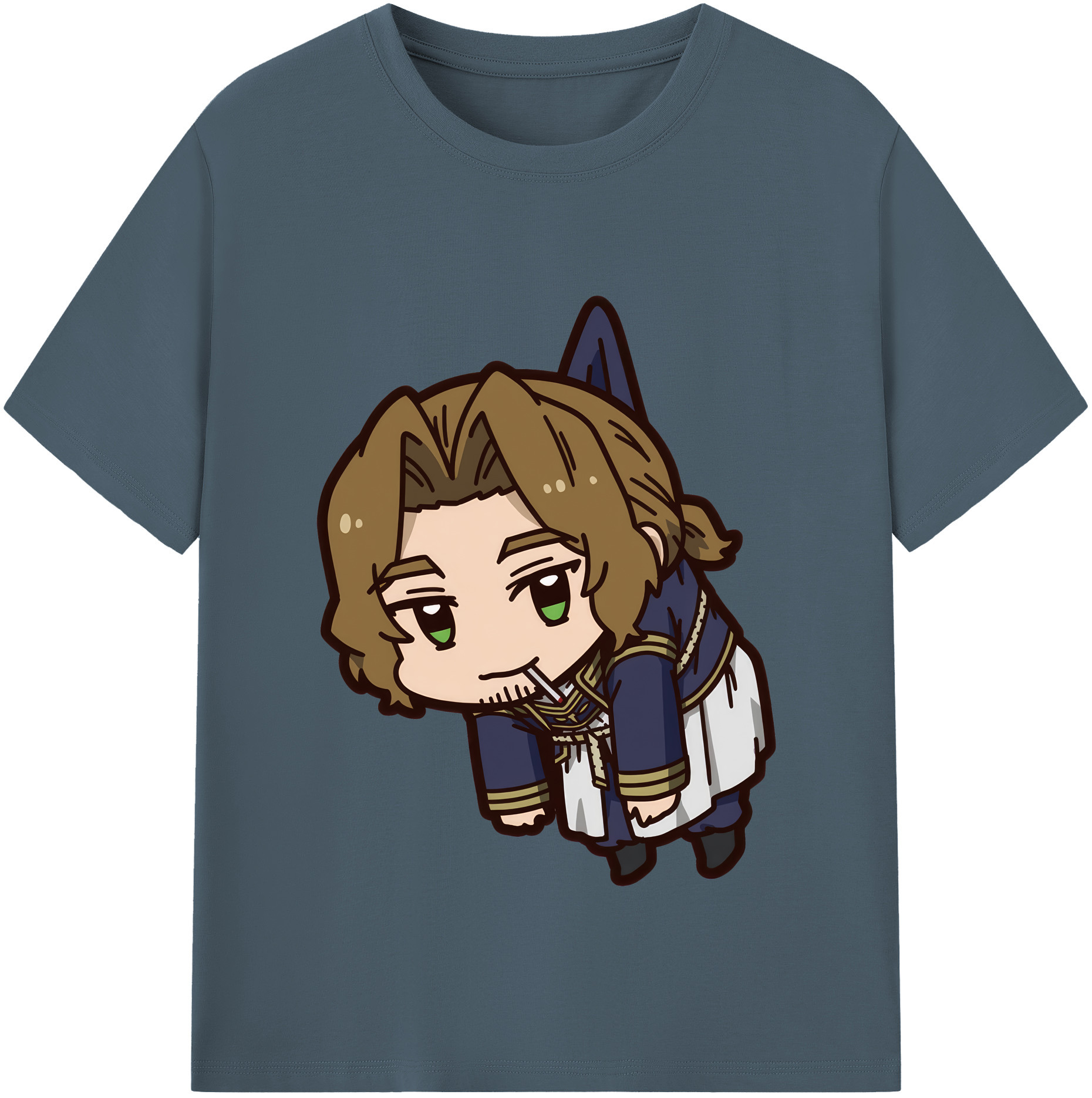 （画像用） 葬送のフリーレン Frieren 綿100％半袖Tシャツ（フロントプリント）